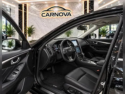 2018 Infiniti Q50 3.0t LUXE RWD, foto 9 de 16, auto usado en venta en CARNOVA Dallas